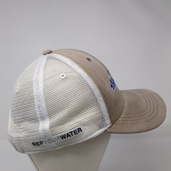 Idaho Fish Snapback Mesh Back Trucker Hat Tan One Size RepYourWater - Picture 4 of 7